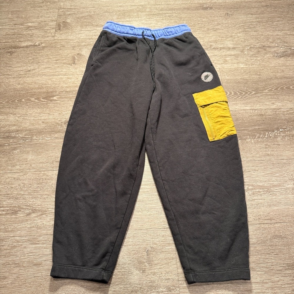 Nike Pants Womens Small Sport Essentials‎ Utility Fleece Cargo FB2189-010 26x25